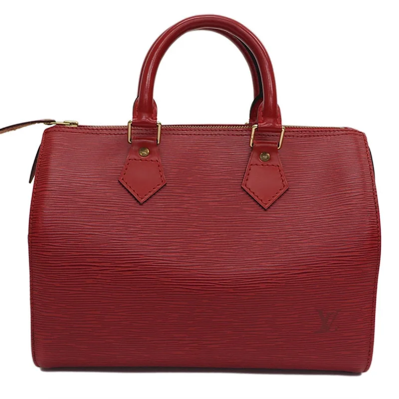 Louis Vuitton Petite Malle bags with a hard - shell structure for uniquenessLouis Vuitton Red Leather Speedy 30 handbag bag