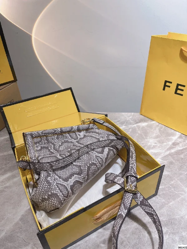 Fendi crossbody bags with a faux fur trim for a warm and stylish winter accessoryEN   Designer bags by Fendi 237