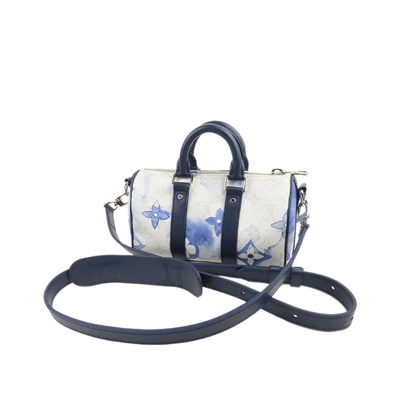 Louis Vuitton crossbody bags with a keychain holder for practicalityLouis Vuitton Monogram Watercolor Keepall XS (33602)