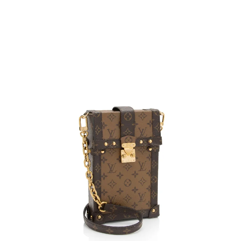 Louis Vuitton Neverfull bags with large capacity for everyday essentialsLouis Vuitton Reverse Monogram Pochette Trunk Vertical Shoulder Bag (xhzYvZ)