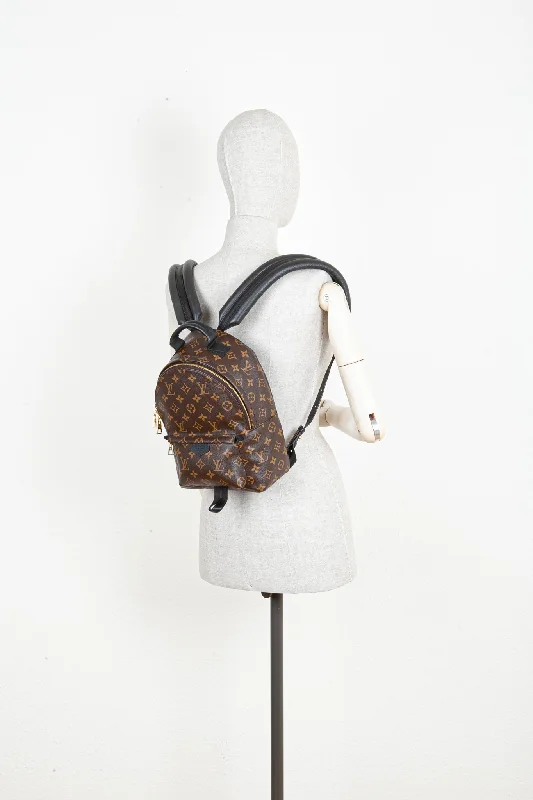 Louis Vuitton crossbody bags with a printed floral pattern for femininityLOUIS VUITTON Palm Springs PM Canvas MNG