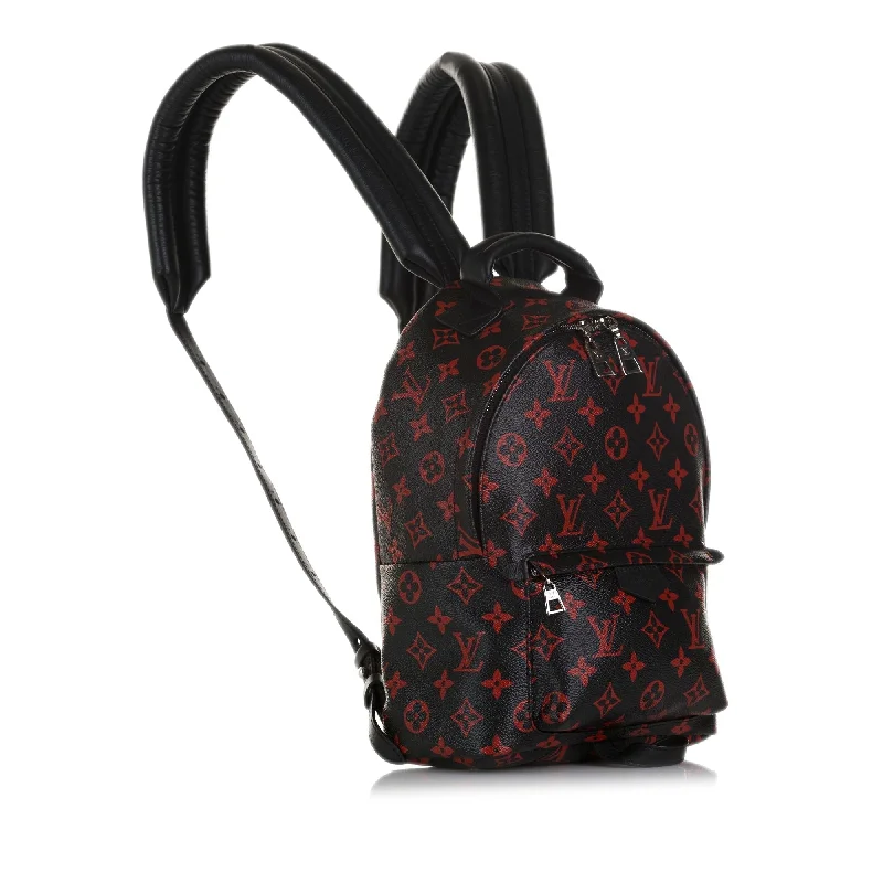 Louis Vuitton crossbody bags with a woven leather strap for textureLouis Vuitton Palm Springs Limited Edition Monogram Infrarouge PM (SHG-vzInde)