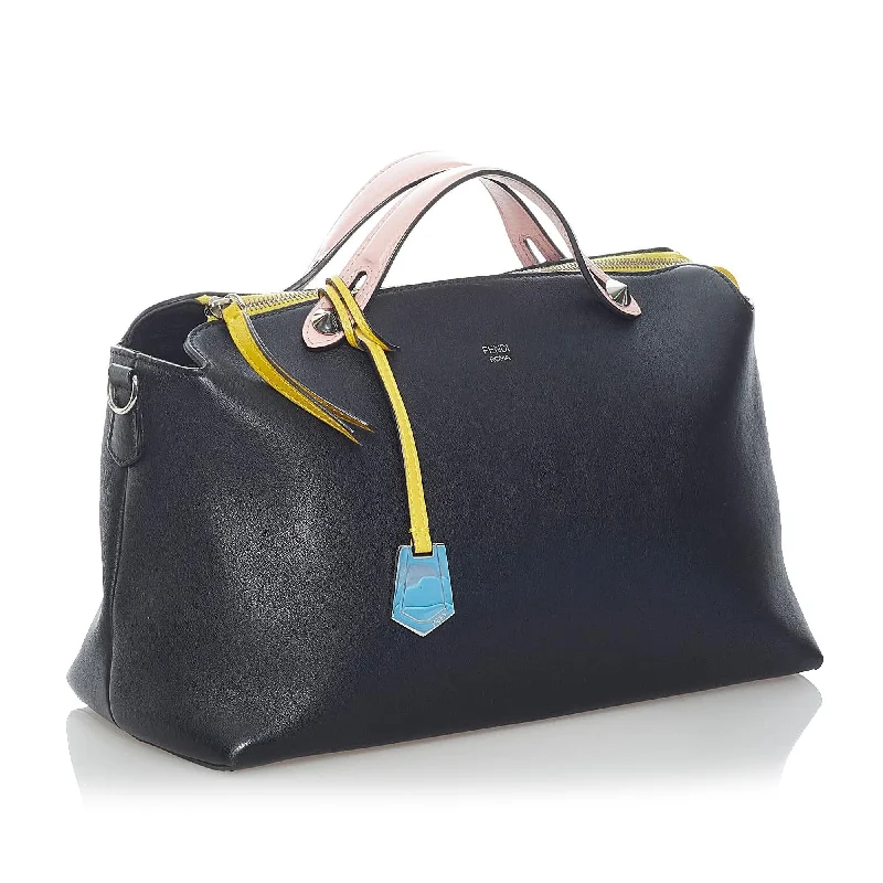 Fendi bags with a voice - activated pocket opener for a high - tech convenienceFendi By The Way Leather Satchel (SHG-31186)