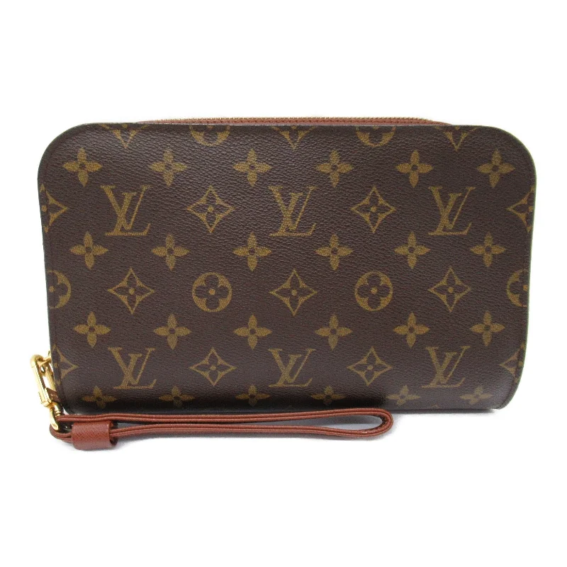 Louis Vuitton backpacks with a multi - pocket organization for functionalityLouis Vuitton Ors Clutch Clutch Bag Second Cratch Bag PVC Coated Canvas Monogram  Brown M51790