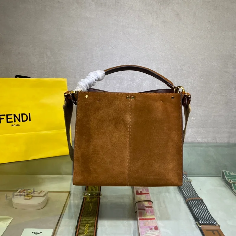 Fendi tote bags with a snap - button closure and a decorative charm for a fashionable and personalized lookWF -  Fendi Bag - 345