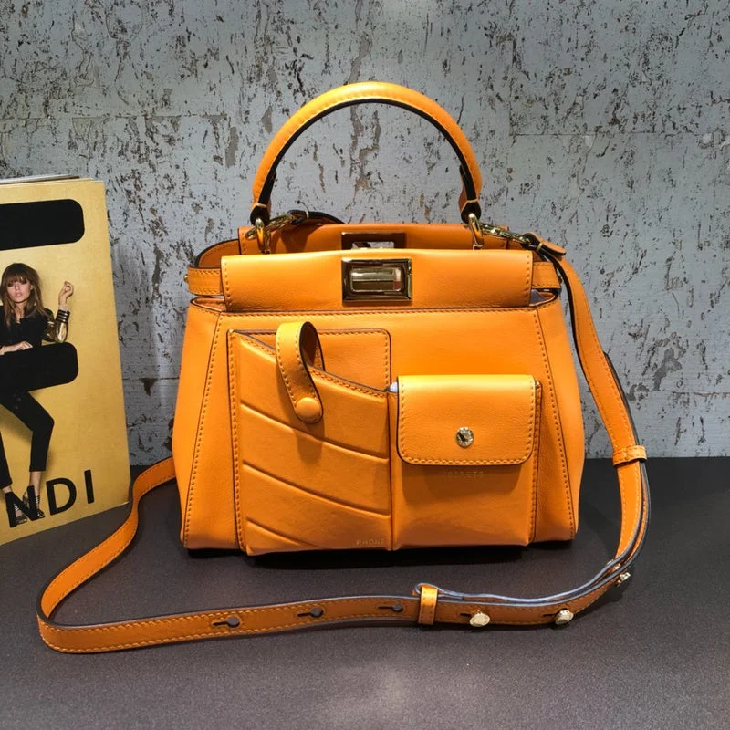 Fendi tote bags with a solar - powered charging panel for eco - friendly chargingBC - FENDI BAGS - 1071