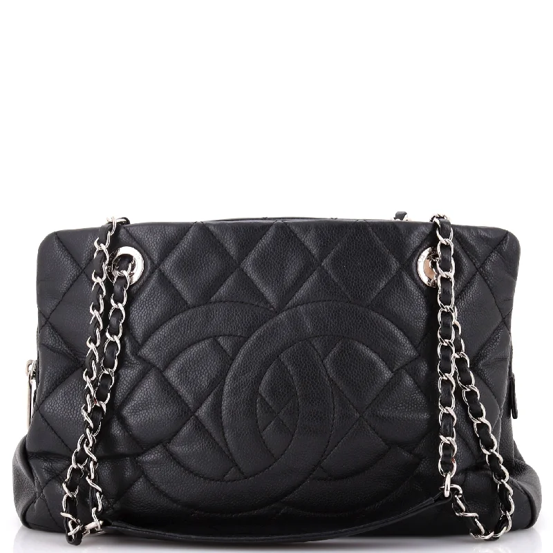 Chanel Medium Tote Bag for Office LadiesTimeless CC Shopping Tote Quilted Caviar Medium