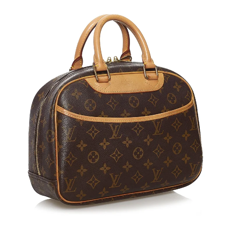 Louis Vuitton handbags with a back - zip pocket for storing valuablesLouis Vuitton Monogram Trouville (32615)