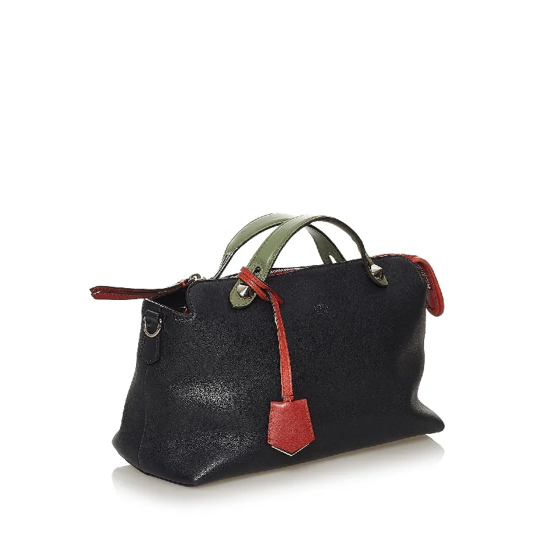 Fendi crossbody bags with a convertible strap that can be worn multiple waysFendi By The Way Leather Satchel (SHG-28427)