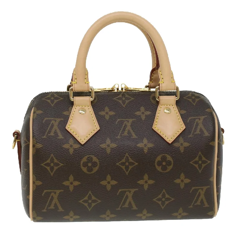 Louis Vuitton bags with a magnetic snap closure for easy accessLOUIS VUITTON Monogram Speedy Bandouliere 25 Hand Bag 2way M45948 LV Auth 32452A