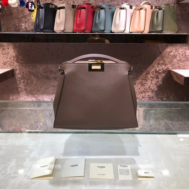 Fendi backpacks with a padded back panel for comfort during long - distance travelBC - FENDI BAGS - 1067