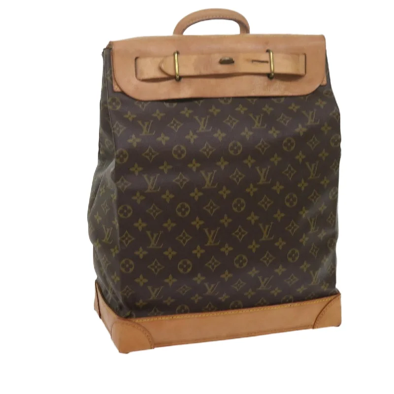 Ladies Louis Vuitton Petite Malle bags with a star - shaped charm for cutenessLOUIS VUITTON Monogram Steamer Bag Boston Bag M41126 LV Auth yk9957