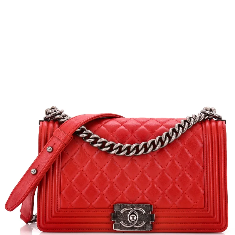 Chanel bags for those who value investment piecesBoy Flap Bag Quilted Calfskin Old Medium