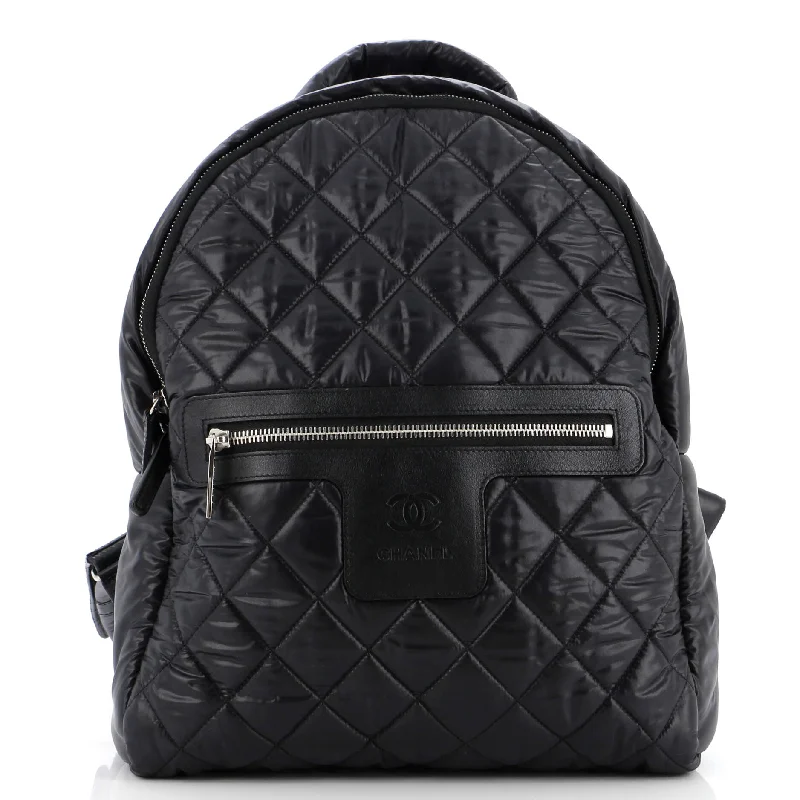 Chanel Vintage Inspired Handbag for Retro LoversCoco Cocoon Backpack Quilted Nylon Large