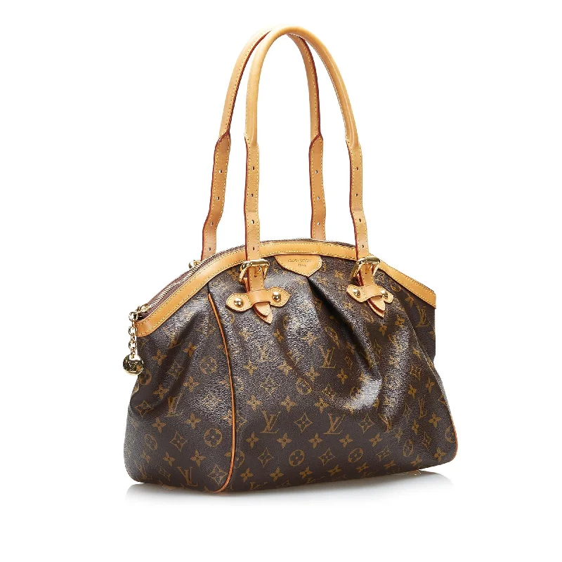 Ladies Louis Vuitton shoulder bags with a wide - width strap for comfortLouis Vuitton Monogram Tivoli GM (EqTdOB)