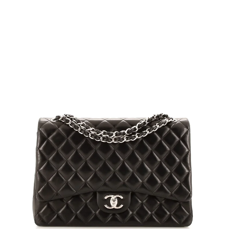 Chanel Small Crossbody Bag for TravelClassic Double Flap Bag Quilted Lambskin Maxi