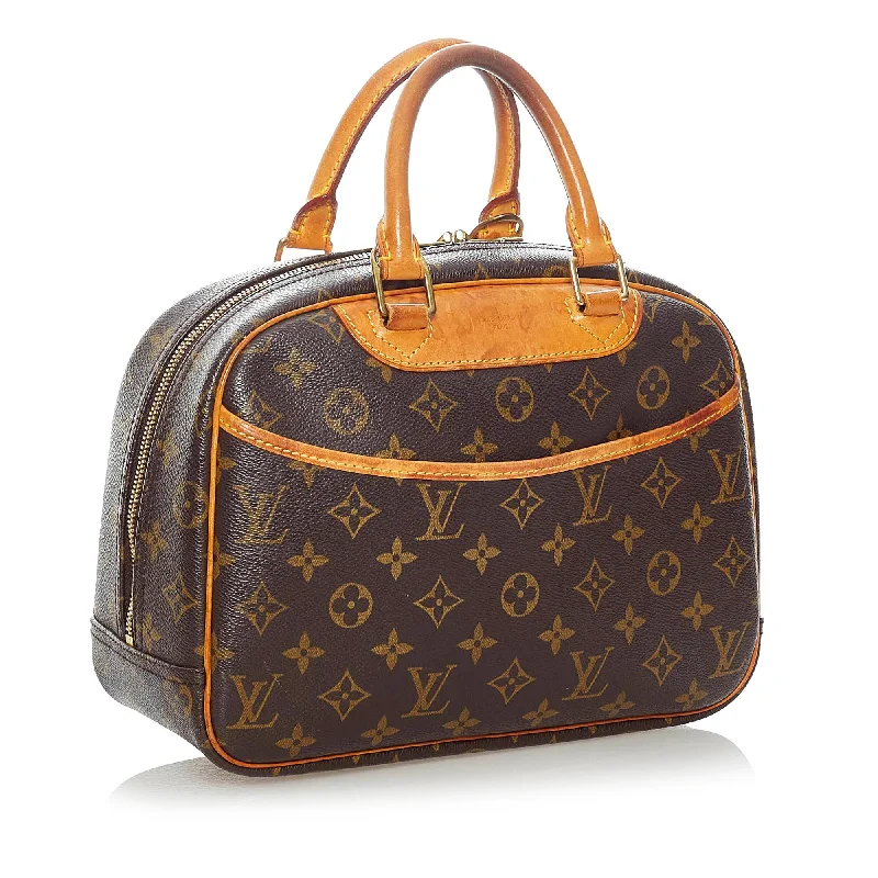 Louis Vuitton tote bags with a double - handle and shoulder - strap optionLouis Vuitton Monogram Trouville 36338)