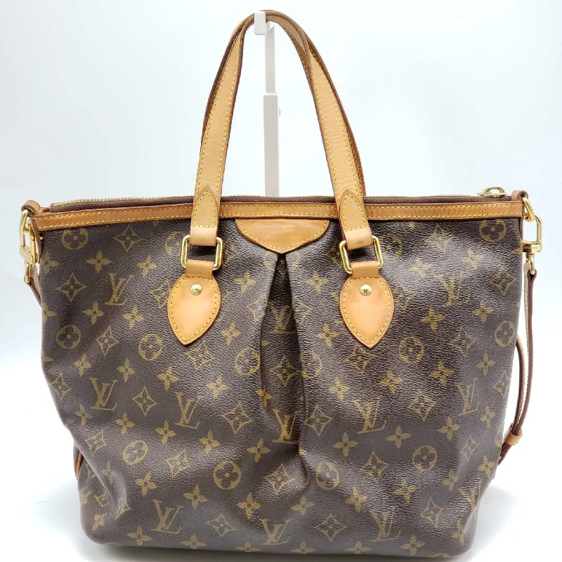 Louis Vuitton handbags with a back - zip pocket for storing valuablesLouis Vuitton Palermo PM Monogram Shoulder Bag