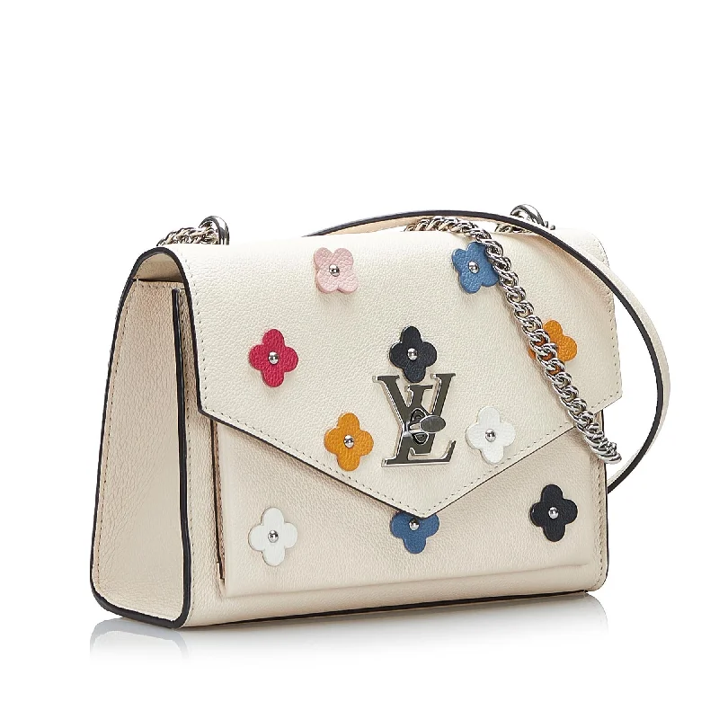 Louis Vuitton bags with a detachable mobile phone holder for convenienceLouis Vuitton MyLockMe Fleurs BB (2KdRiV)