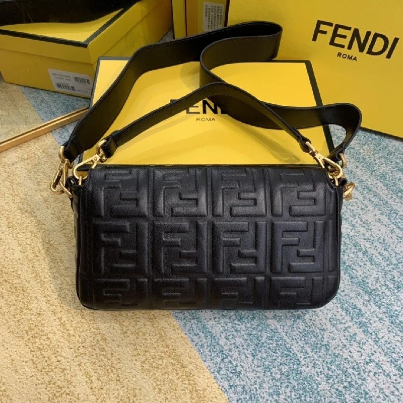 Fendi backpacks with a padded back panel for comfort during long - distance travelFendi baguette Bag