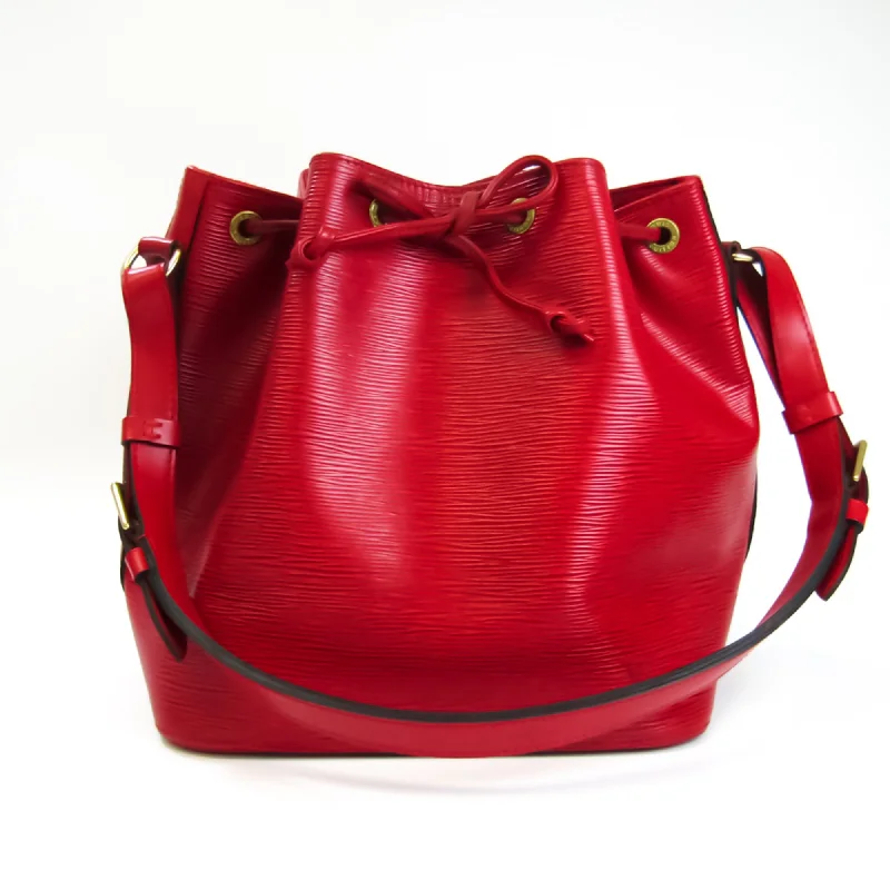 Louis Vuitton Speedy bags in monogram canvas for a classic lookLouis Vuitton Red Leather Petit Noe shoulder bag