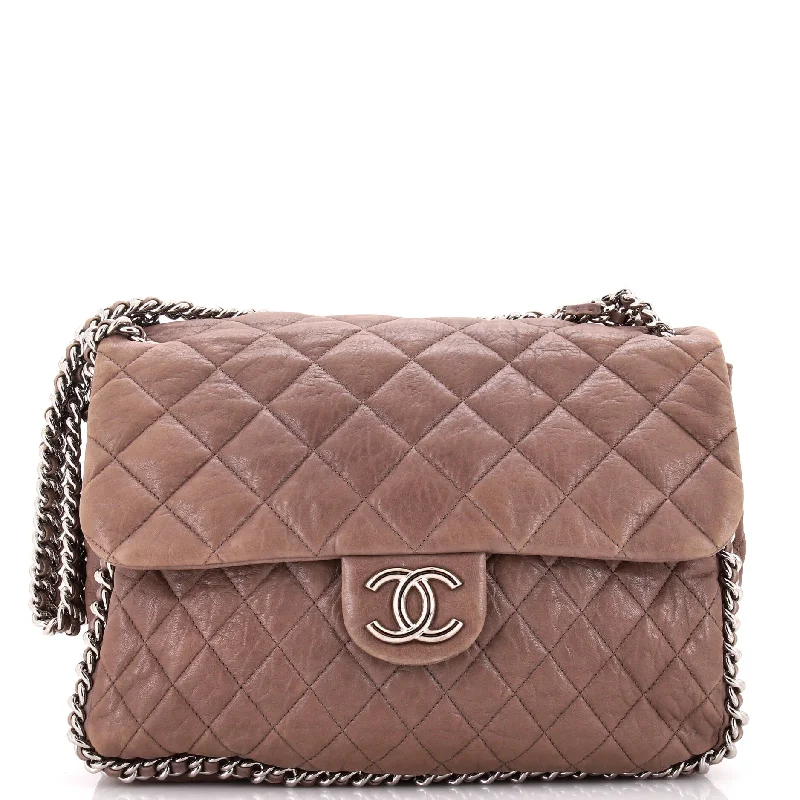 Chanel Colorful Handbag for Spring OutfitsChain Around Flap Bag Quilted Leather Maxi