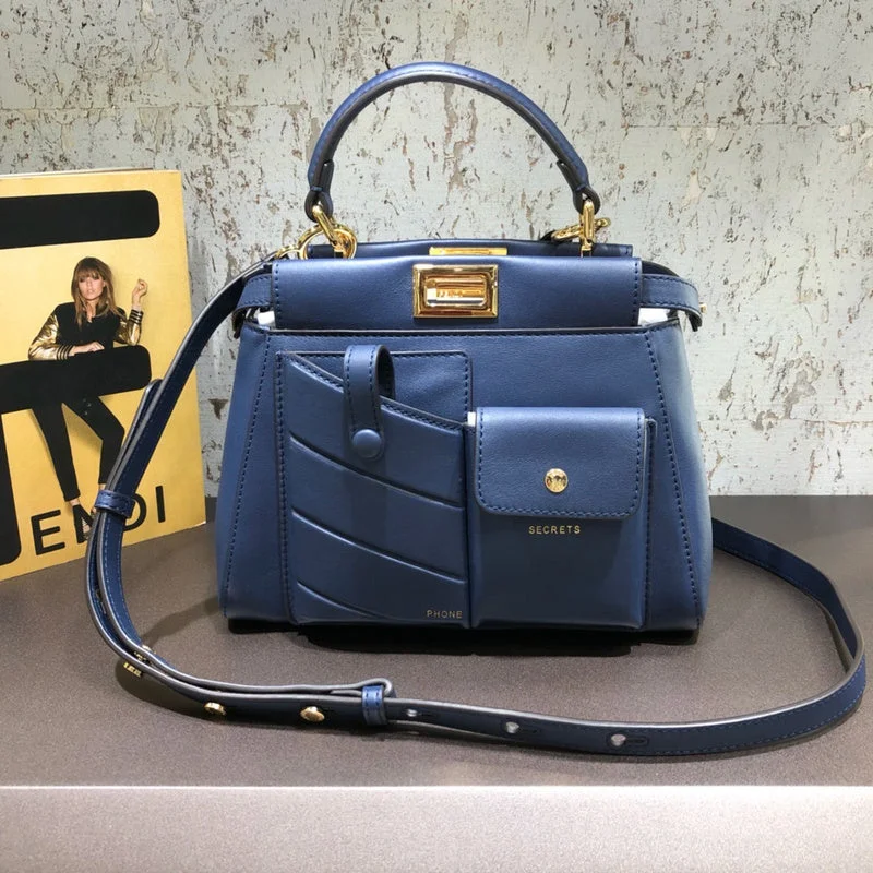 Fendi Sunshine Shopper bags with a structured silhouette and a magnetic - snap closureBC - FENDI BAGS - 1073