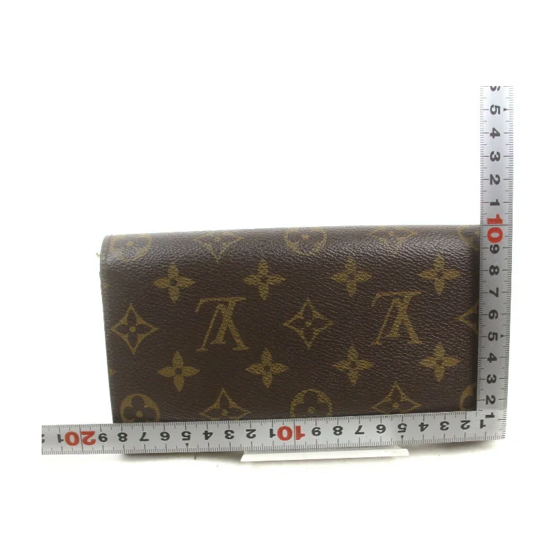 Louis Vuitton bags with a zip - around closure for enhanced securityLouis Vuitton Portefeuille Sarah Browns Monogram Wallet