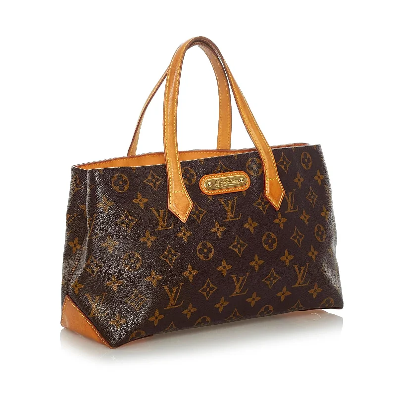 Louis Vuitton Speedy bags in monogram canvas for a classic lookLouis Vuitton Monogram Wilshire PM (28773)