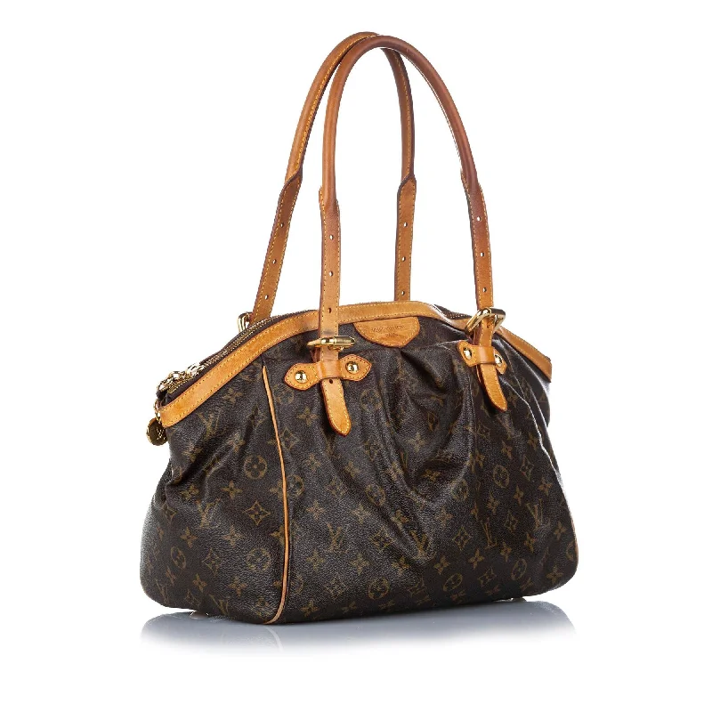 Louis Vuitton handbags with a back - zip pocket for storing valuablesLouis Vuitton Monogram Tivoli GM (32107)