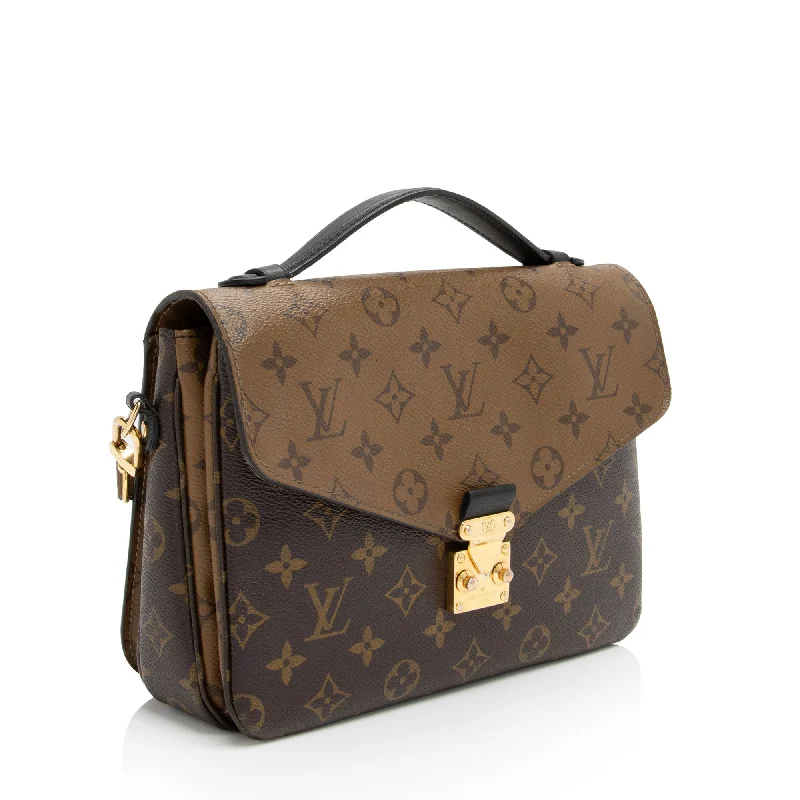 Ladies Louis Vuitton Petite Malle bags with a star - shaped charm for cutenessLouis Vuitton Reverse Monogram Pochette Metis Shoulder Bag - FINAL SALE (q1FZli)