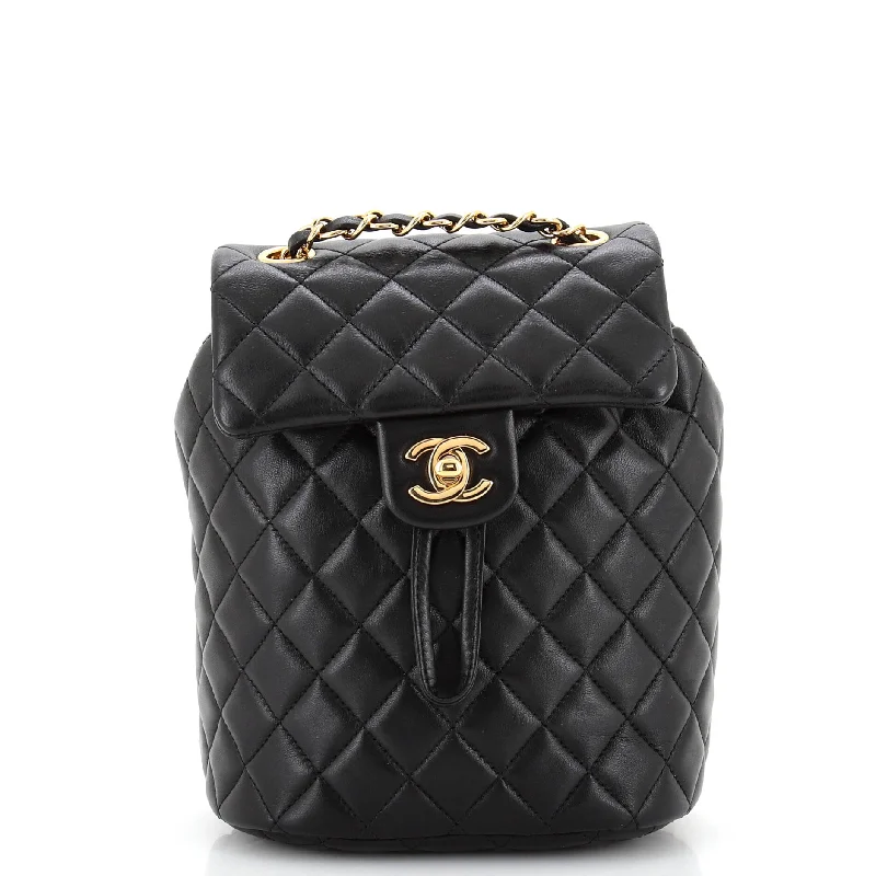 Chanel bags with the perfect balance of luxury and functionalityUrban Spirit Backpack Quilted Lambskin Mini