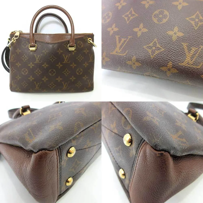 Louis Vuitton backpacks with a hidden back pocket for securityLouis Vuitton Palas BB Noisette Brown Handbag Shoulder 2way Ladies Monogram M43235