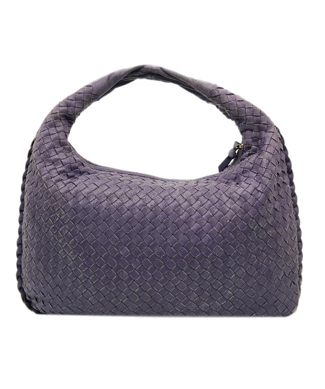 Bottega Veneta bags with adjustable shoulder strapsBOTTEGA VENETA INTRECCIATO Hobo Shoulder Bag Leather Purple Auth yk10379 DBXS1667