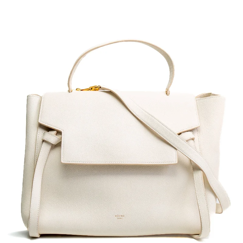 Vintage - Inspired Celine Bags for Retro AficionadosCELINE Mini Belt Bag - White