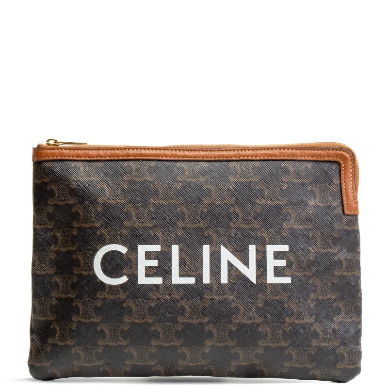 Designer Celine Bags for Fashion - Forward IndividualsCELINE Triomphe Pouch - OUTLET FINAL SALE