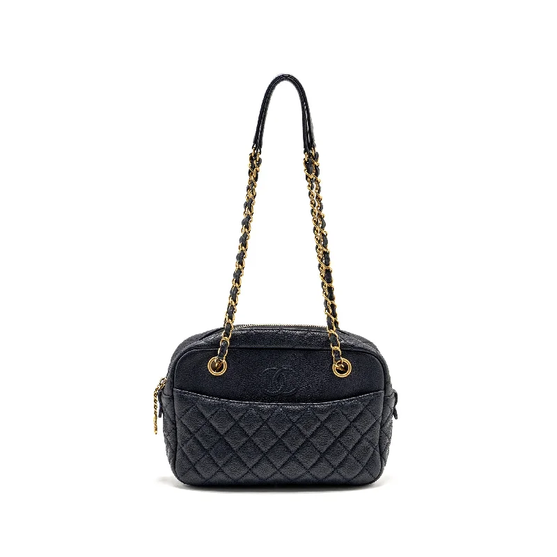 Chanel bags for women with minimalist styleChanel 18C CC Camera Bag Calfskin Navy GHW