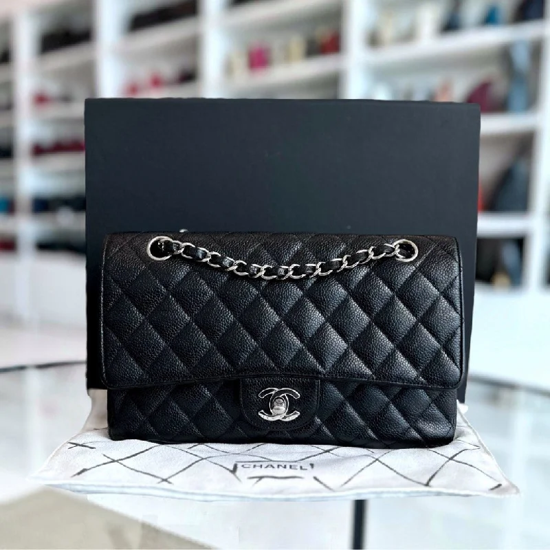 Chanel New Arrival Handbag with Gold HardwareCaviar Quilted Calfskin Black SHW No 13