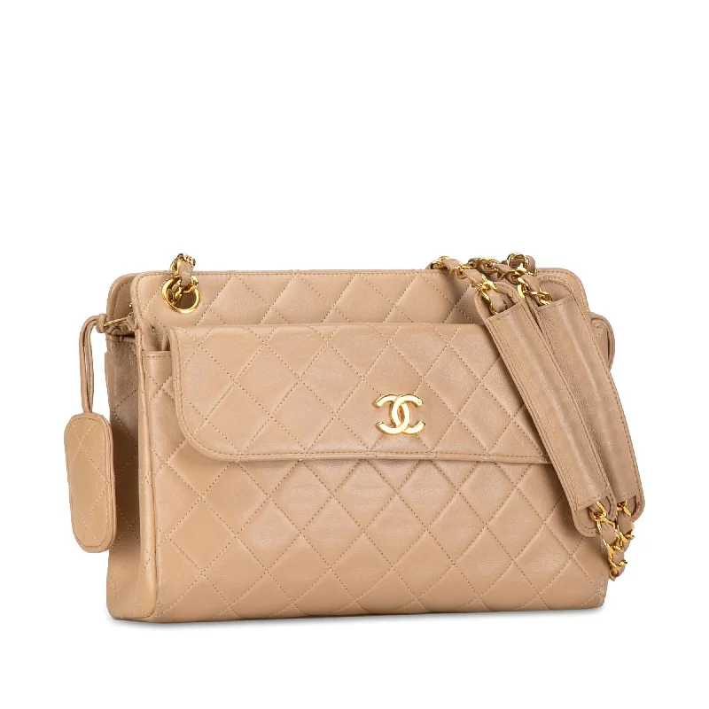 Chanel Vintage Inspired Handbag for Retro LoversChanel CC Quilted Lambskin Front Pocket Crossbody (m7G46D)