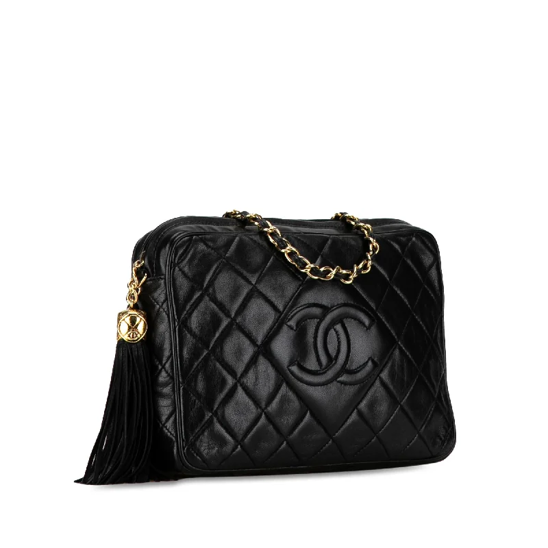 Chanel bags sale 2025Chanel CC Quilted Lambskin Tassel Camera Bag (TAMQsK)